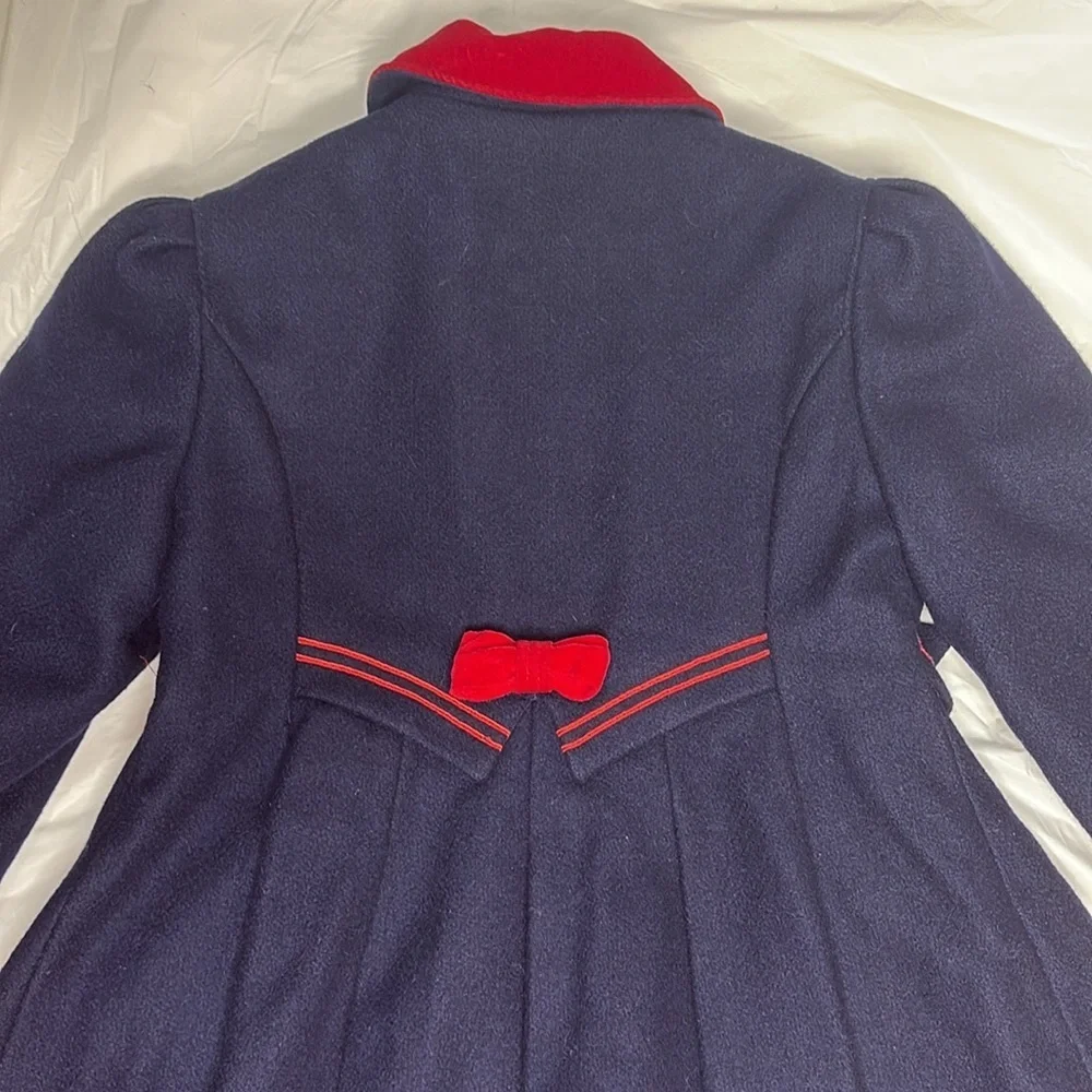 ⭐️ Rothschild vintage Blue and Red Pea Coat Classic Design- size 5 - Picture 11 of 11